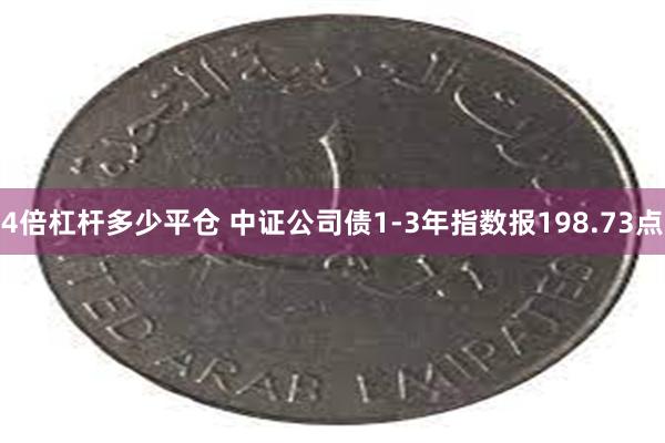 4倍杠杆多少平仓 中证公司债1-3年指数报198.73点