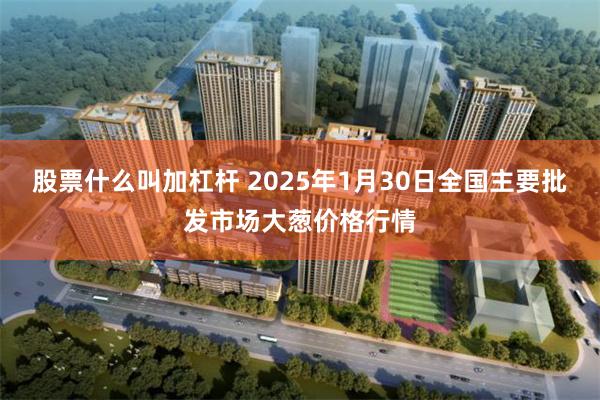 股票什么叫加杠杆 2025年1月30日全国主要批发市场大葱价格行情